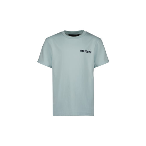 Airforce T-shirt - Great Things Take Time - Pastel Blue