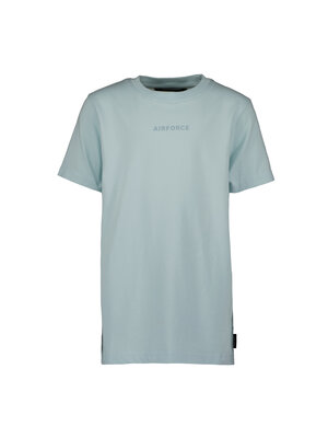 Airforce T-shirt - wording pastel blue