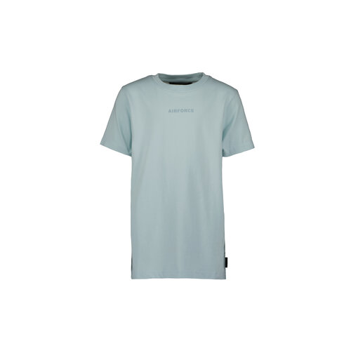 Airforce T-shirt - wording pastel blue