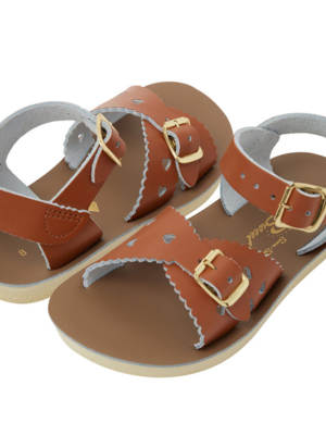 Saltwater Sandals Sweetheart child Tan