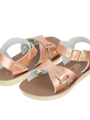 Saltwater Sandals Sweetheart child rosegold