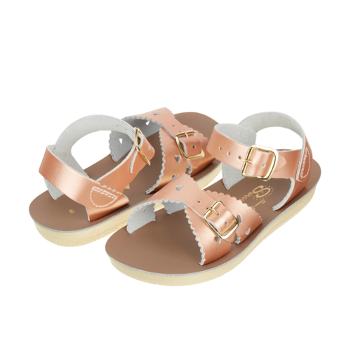 Saltwater Sandals Sweetheart child rosegold