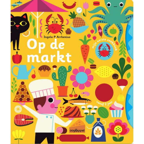 Op de markt: mijn eerste zoekboek met draaiwieltjes