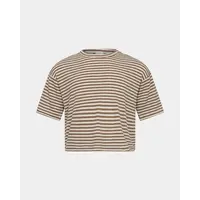 T-shirt beige stripe