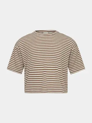 Sofie Schnoor T-shirt beige stripe