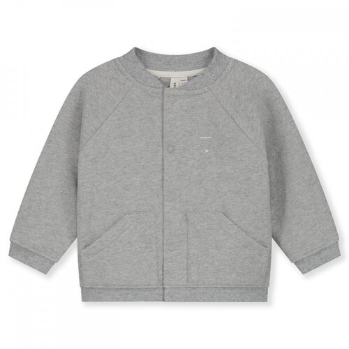 Gray Label Baby Baseball Cardigan - Grey Melange