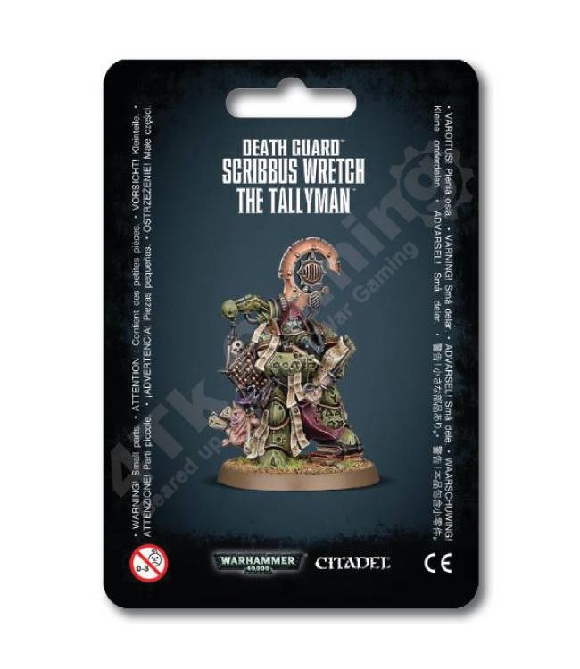 Warhammer 40000 Death Guard Scribbus Wretch The Tallyman