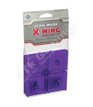 Star Wars X-Wing Purple Bases and Pegs Accessory: X-Wing Mini Game