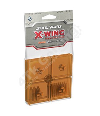 Star Wars X-Wing Orange Bases and Pegs Accessory: X-Wing Mini Game