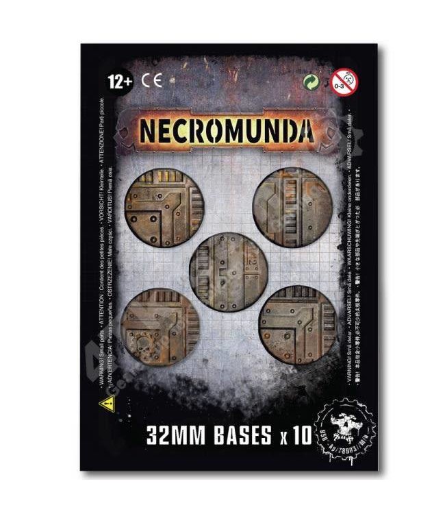 Necromunda #Necromunda 32Mm Bases (X10)