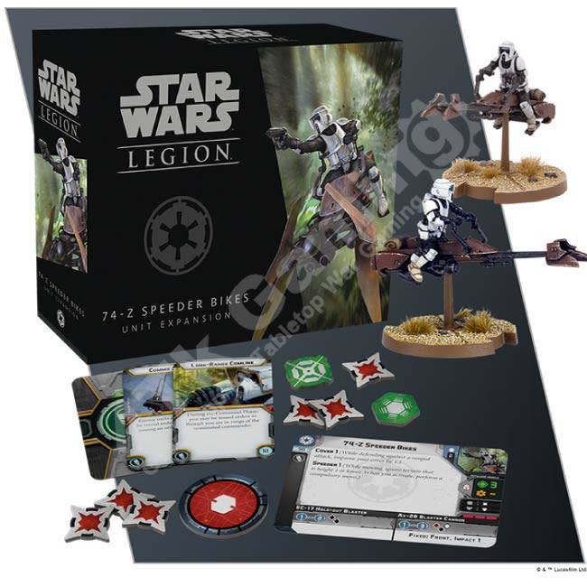 4Tk Gaming 74-Z Speeder Bikes Unit: Star Wars Legion Expansion