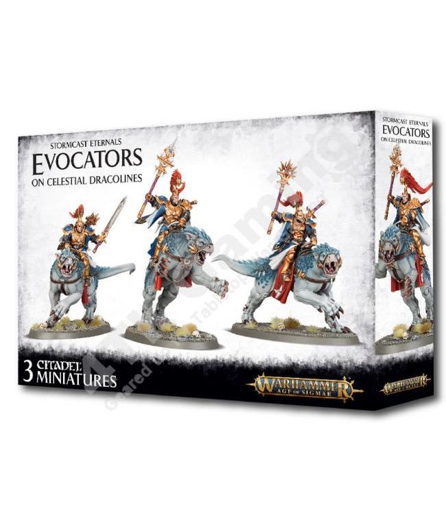 Age Of Sigmar Stormcast Eternals - Evocators On Celestial Dracolines