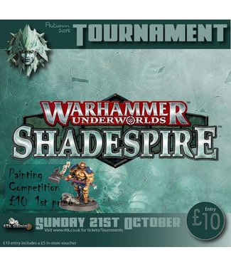 Tournaments Shadespire Tournament - Sunday 21st October