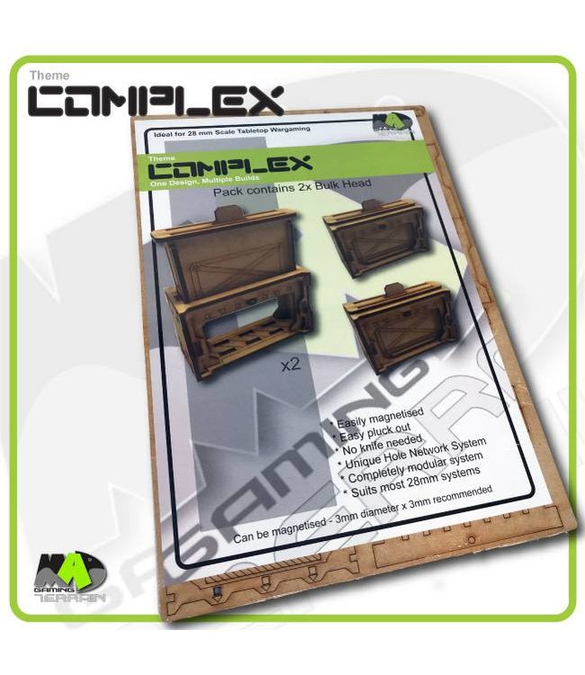 MAD Gaming Terrain Bulkhead Door 2pk