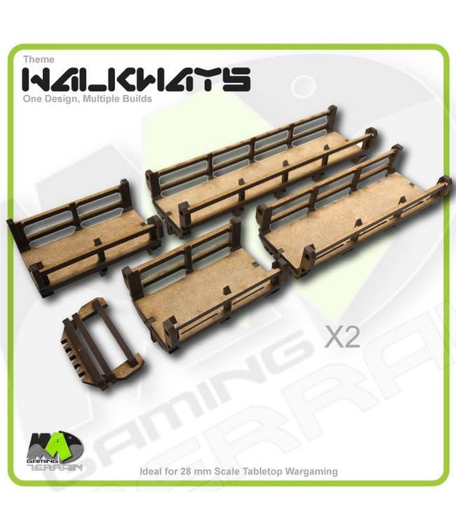 MAD Gaming Terrain Walkways - Straight set