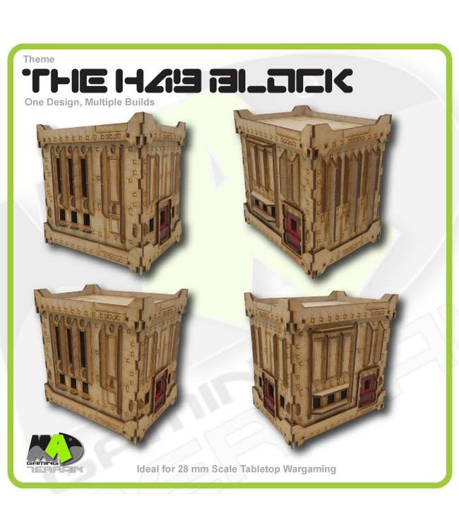 MAD Gaming Terrain Hab Block - Double Height - Alternative