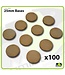MAD Gaming Terrain 25mm MDF Round Bases x100