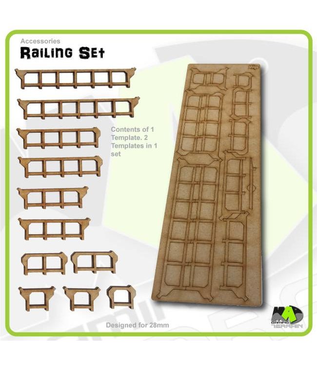 MAD Gaming Terrain Railing set