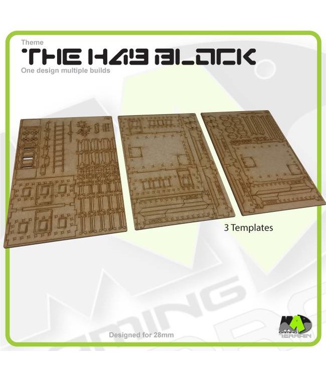 MAD Gaming Terrain Hab Block - Standard - 10pk
