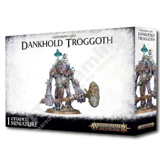 Warhammer Age Of Sigmar Gloomspite Gitz Dankhold Troggoth - 55 Piece Miniature Set