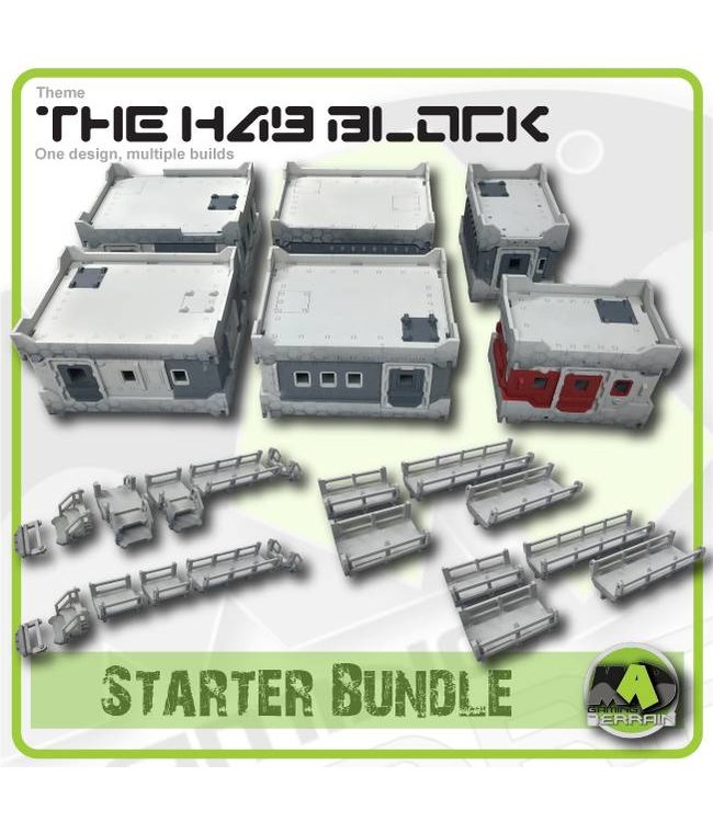 MAD Gaming Terrain Hab Block - Starter Bundle