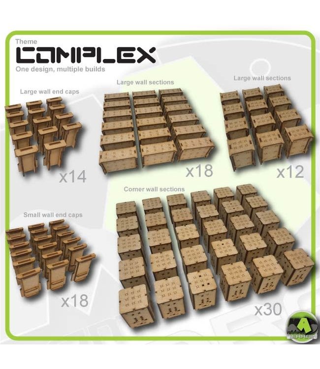 MAD Gaming Terrain Complex - Large Basic Gaming Bundle 2019ed