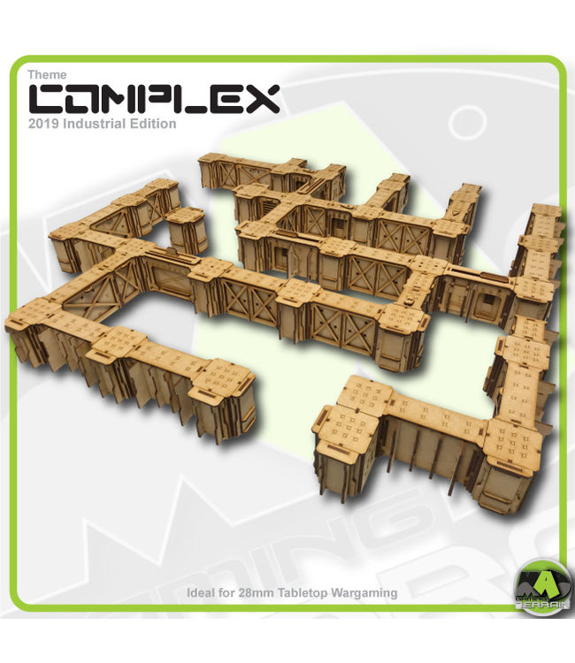 MAD Gaming Terrain Large Complex Bundle - Industrial Themed 2019ed