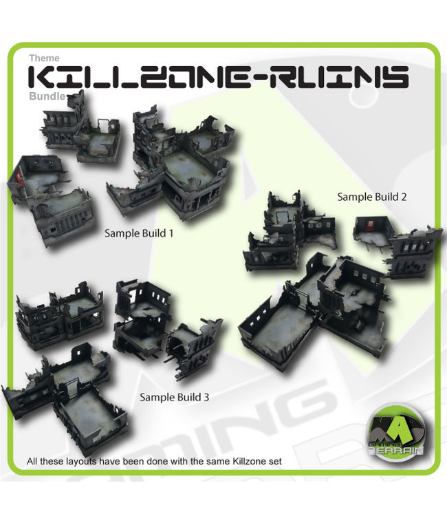 MAD Gaming Terrain KILLZONE - Ruined City