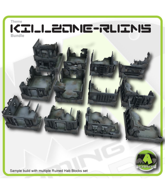 MAD Gaming Terrain KILLZONE - Ruined City