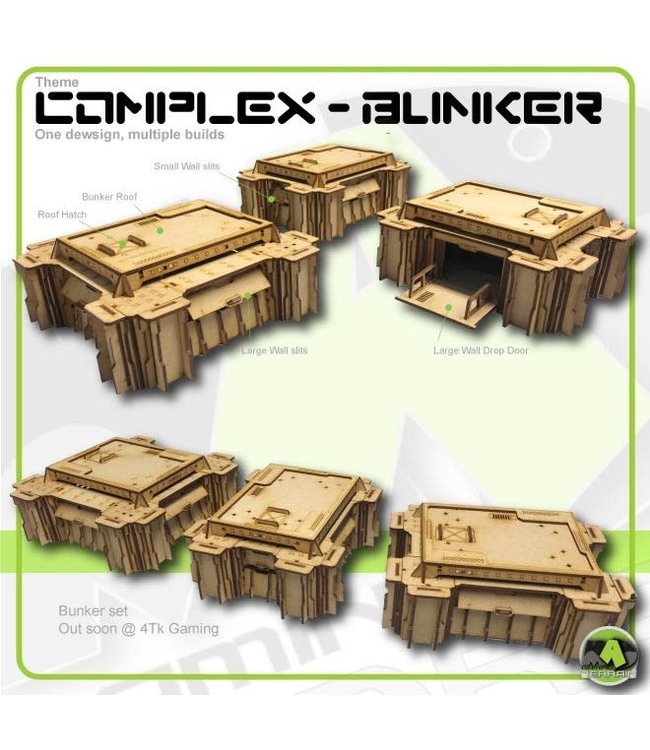 MAD Gaming Terrain Small Generic Roof's T-1