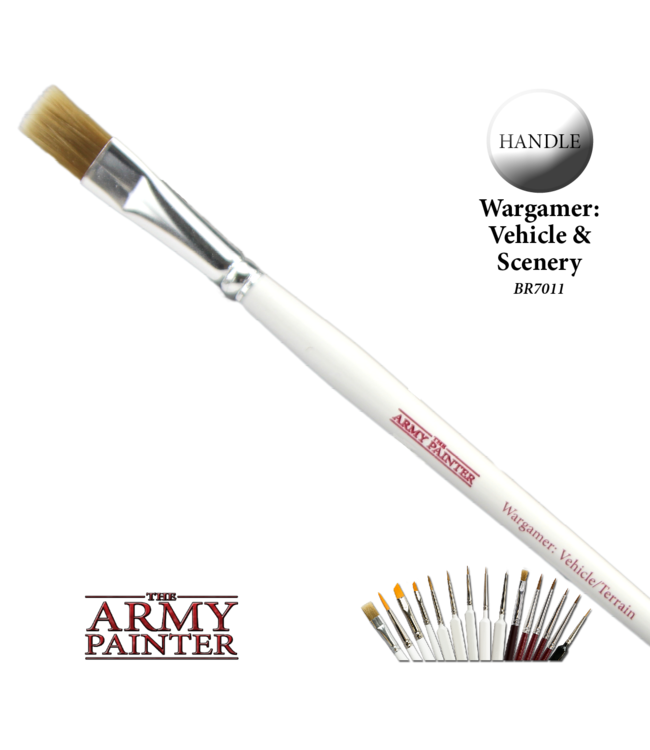 Army Painter Core Wargamer Brush - Vehicle / Terrain