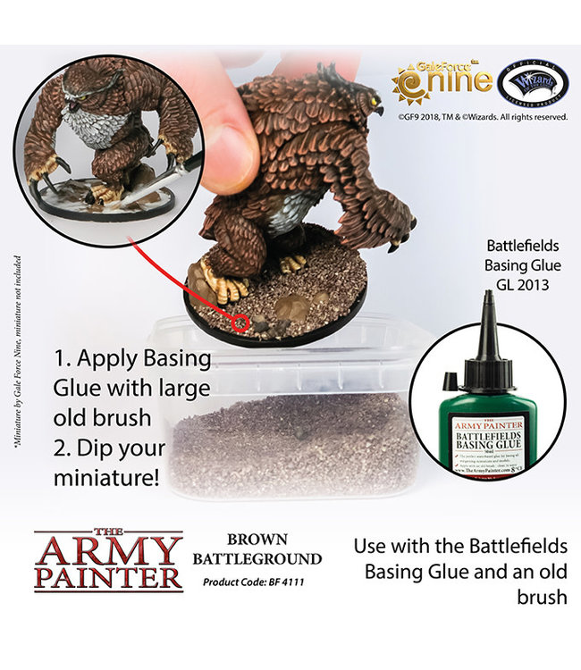 Army Painter Core Battlefields: Brown Battleground basing (2019)