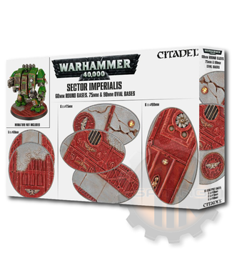 Games Workshop S/Imperialis: 60Mm Rd+75/90Mm Oval Bases