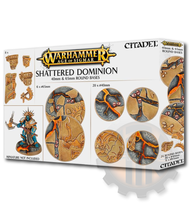 Games Workshop Aos: Shattered Dominion: 65 & 40Mm Round