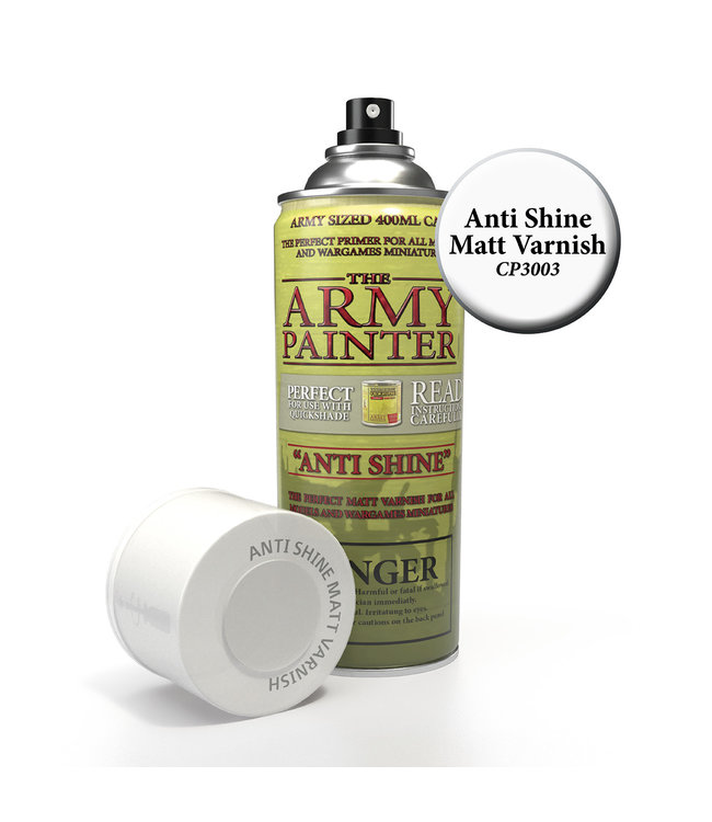 Army Painter Base Primer - Anti-Shine, Matt Varnish