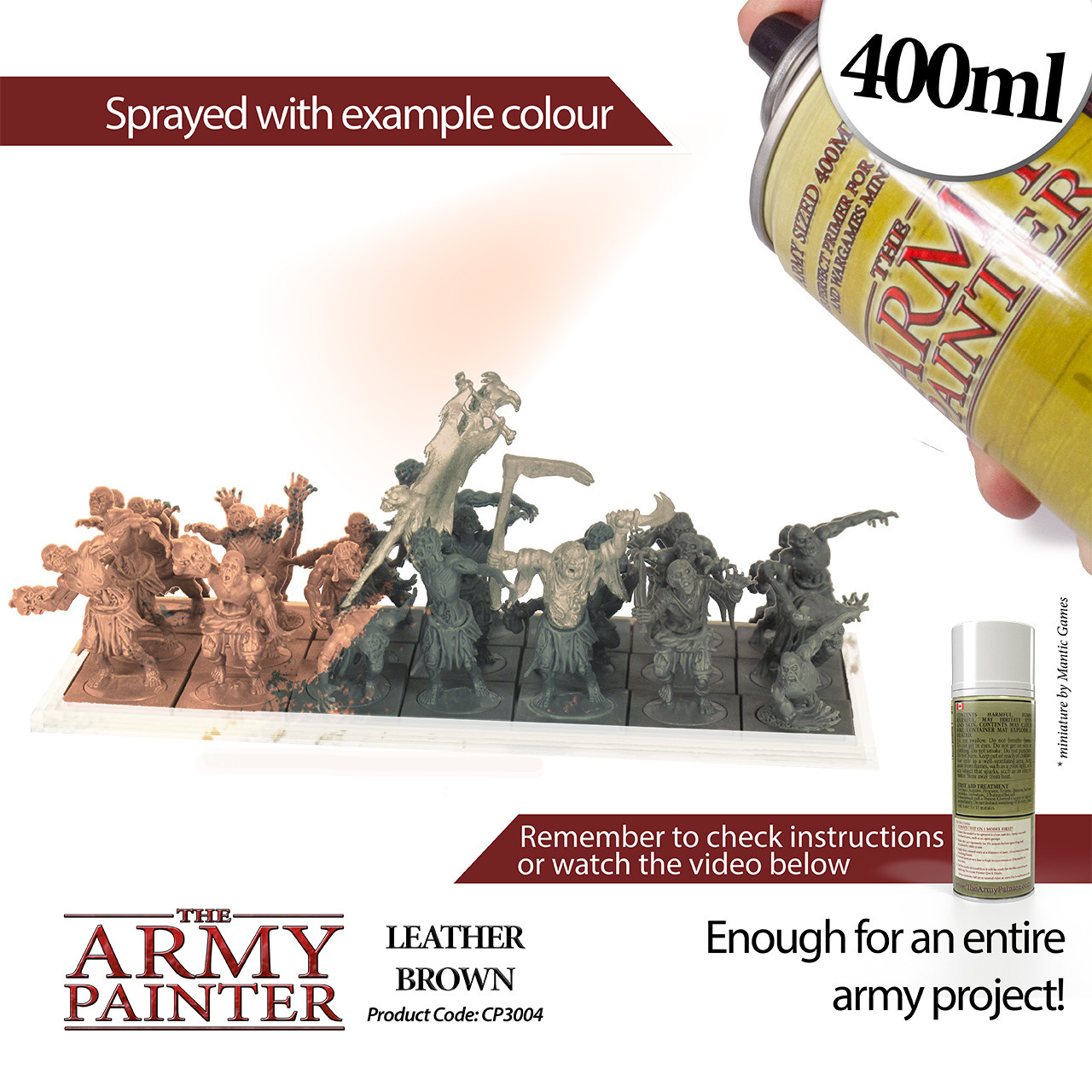 Colour Primer - Leather Brown - 4Tk Gaming