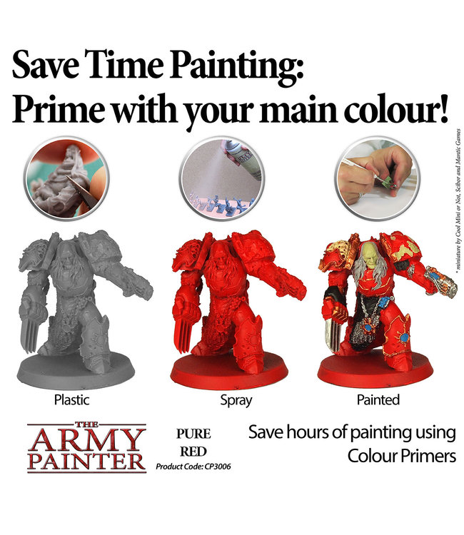 Army Painter Colour Primer - Pure Red