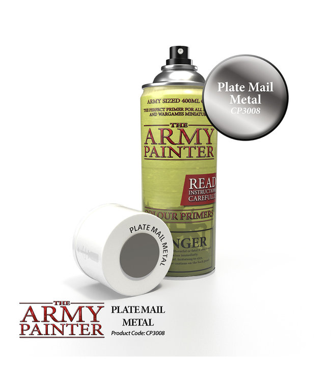 Army Painter Colour Primer - Plate Mail Metal