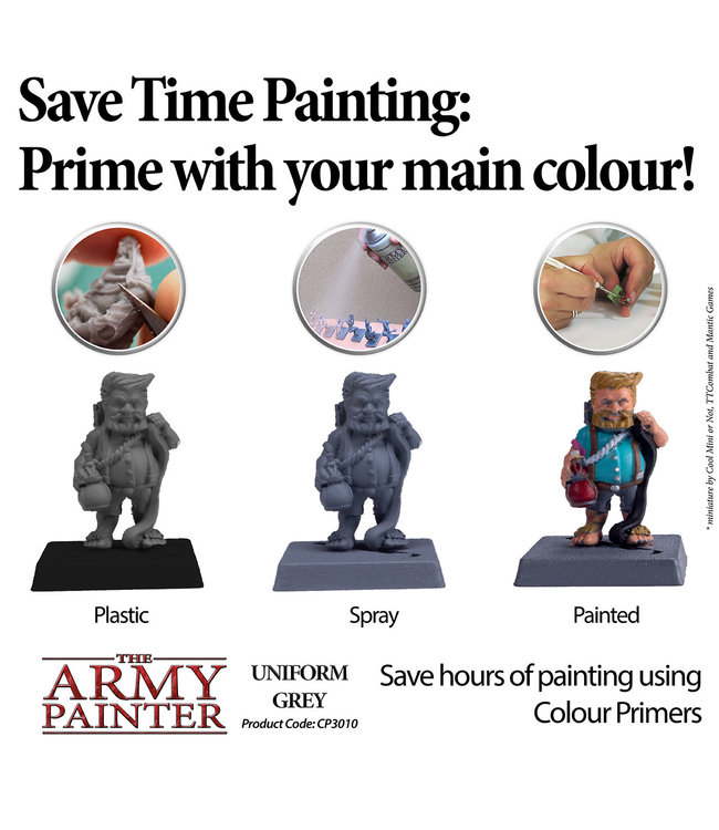 Army Painter Core Colour Primer - Uniform Grey