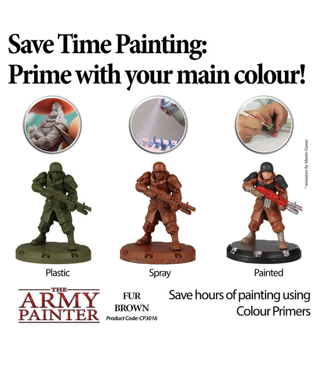 Army Painter Colour Primer - Fur Brown