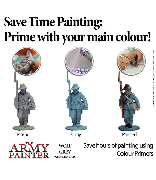 Army Painter Colour Primer - Wolf Grey