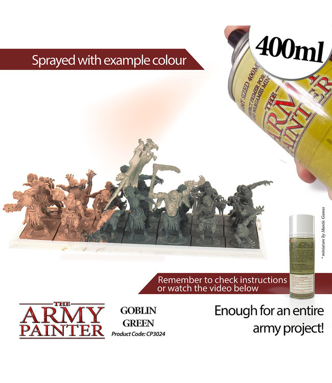 Army Painter Colour Primer - Goblin Green