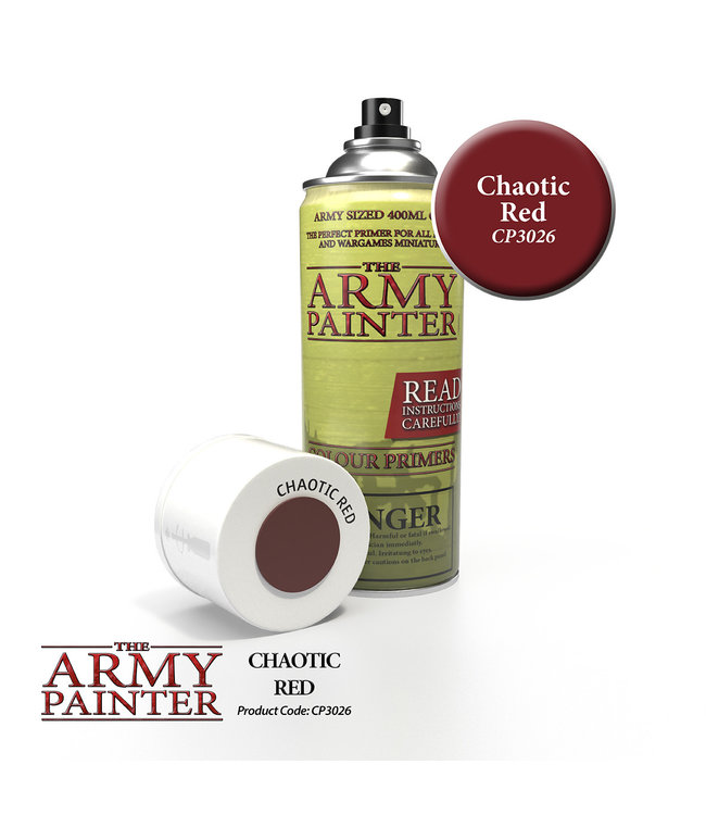 Army Painter Colour Primer - Chaotic Red