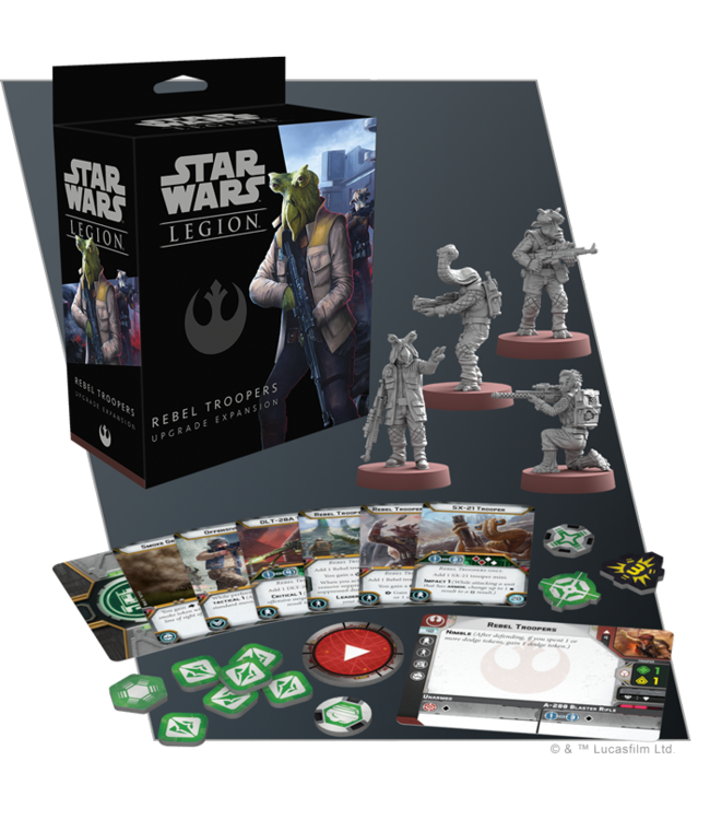 Star Wars Legion Rebel Troopers Upgrade Expansion 