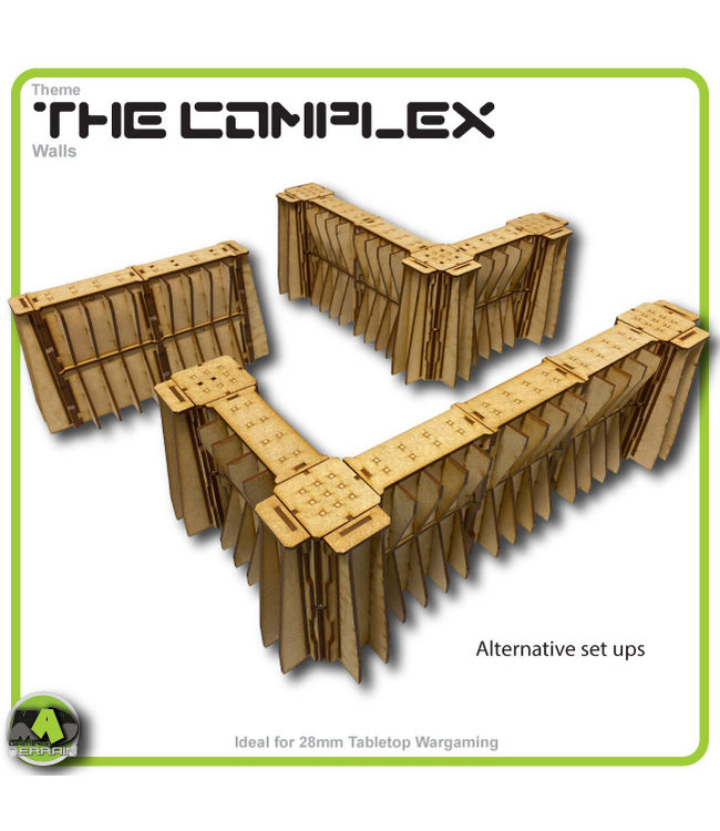 MAD Gaming Terrain City Perimeter Wall T3