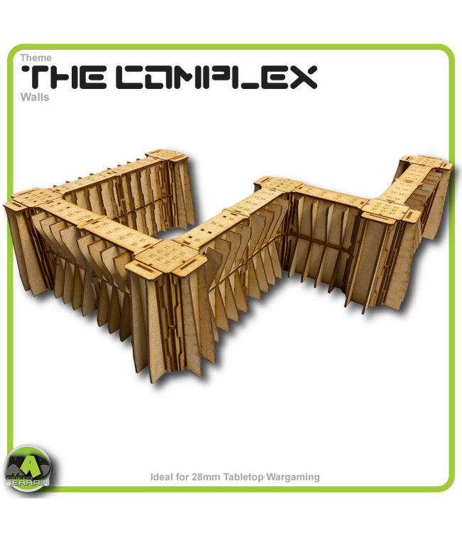 MAD Gaming Terrain City Perimeter Wall T3