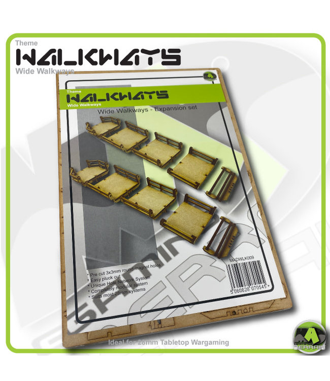 MAD Gaming Terrain Walkways - Wide Walkways Expansion Set