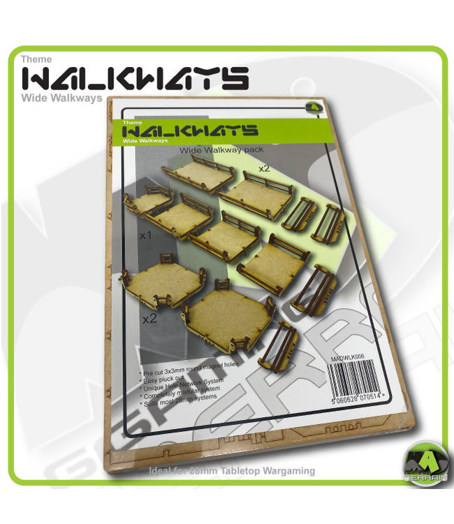 MAD Gaming Terrain Walkways - Wide Walkway Pack