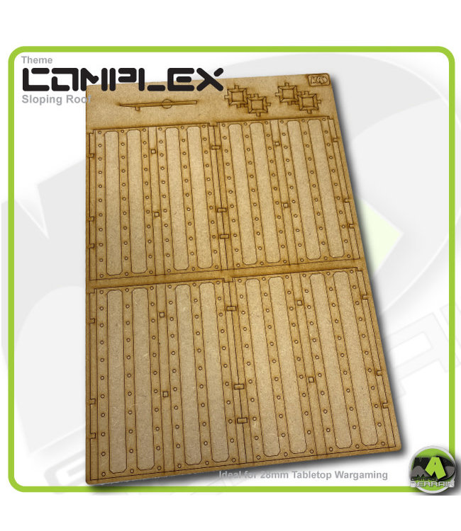 MAD Gaming Terrain Gothic City Sloping Roof Pack-A