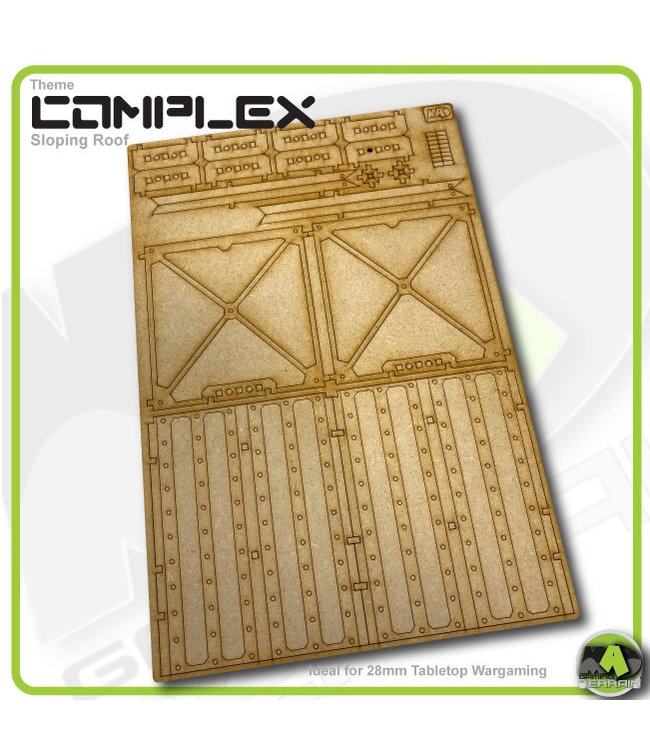 MAD Gaming Terrain Gothic City Sloping Roof Pack-B